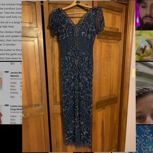 Beaded floor length gown - mother of the bride